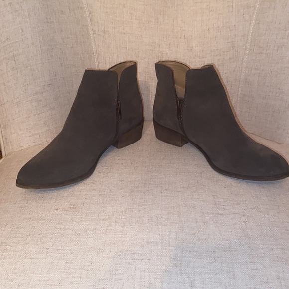 Splendid Hamptyn Suede Booties | Color: Smoke | Women Size 8.5 - Picture 3 of 9